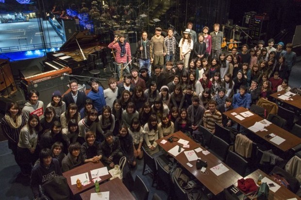 レコチョク・ラボがJUJUと一流ミュージシャンを招いて学生へ〈生の音楽〉の素晴らしさ伝えた一夜かぎりのアカデミー