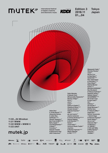 開催迫る〈MUTEK.JP 2018〉、Corneliusやベン・フロスト、Sapphire Slowsら出演する公演に5組10名様をご招待!